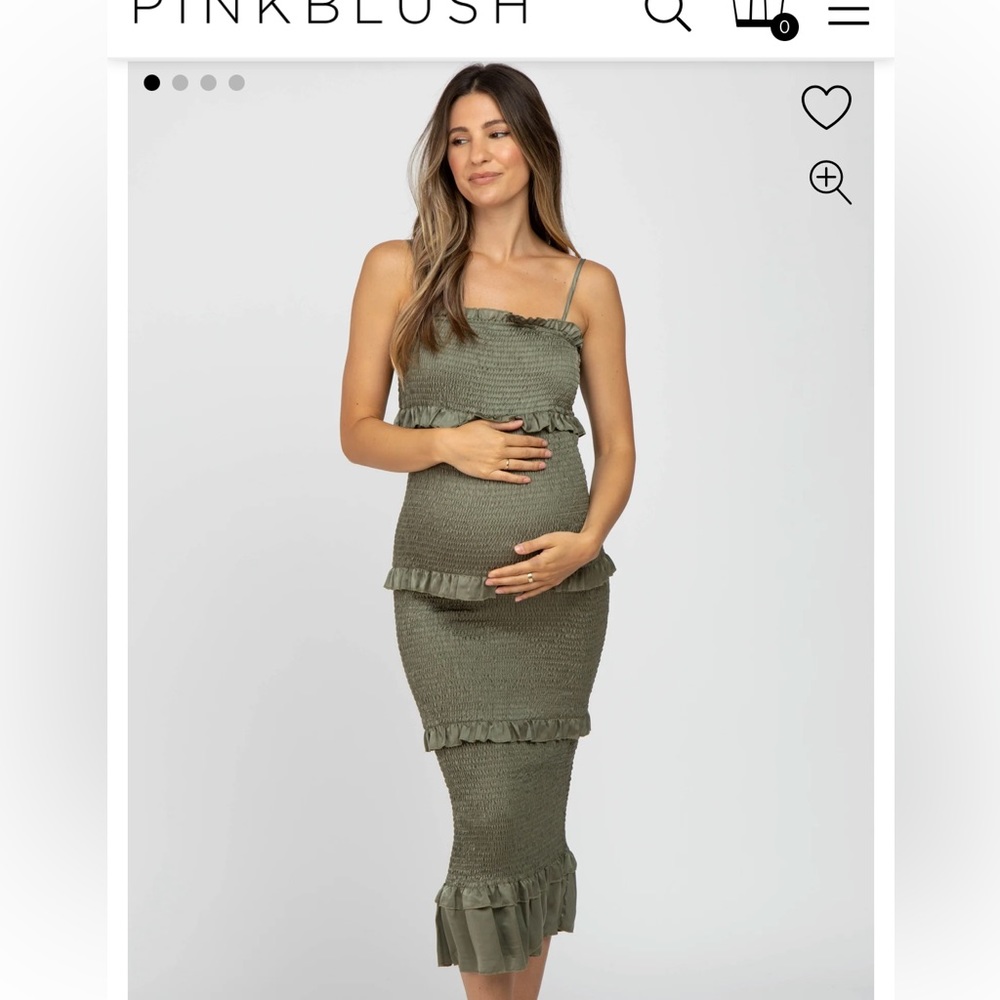 Maternity Dress - Pinkblush - Medium